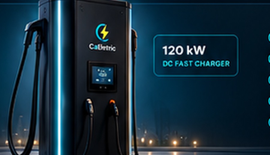 Carregador rápido DC de 120 kW CaEletric